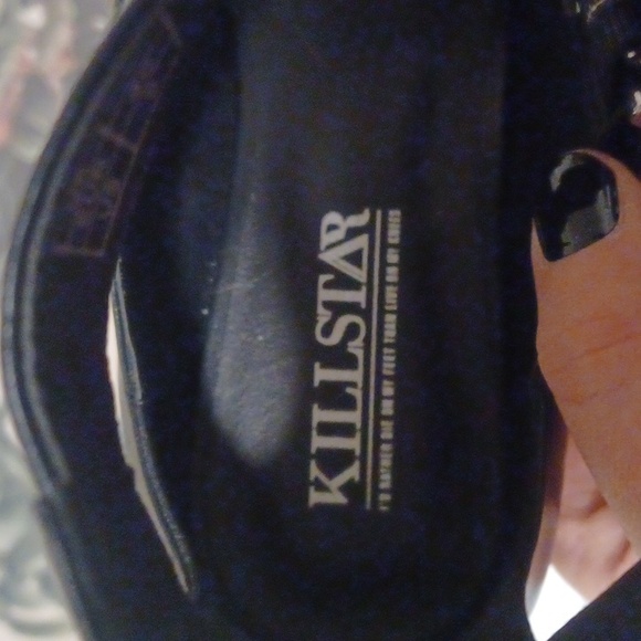 Killstar Cresent Moon Flats Sz 9 - Picture 4 of 5
